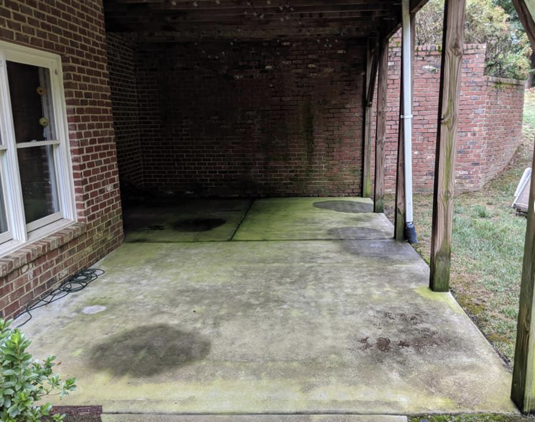 exterior cleaning before