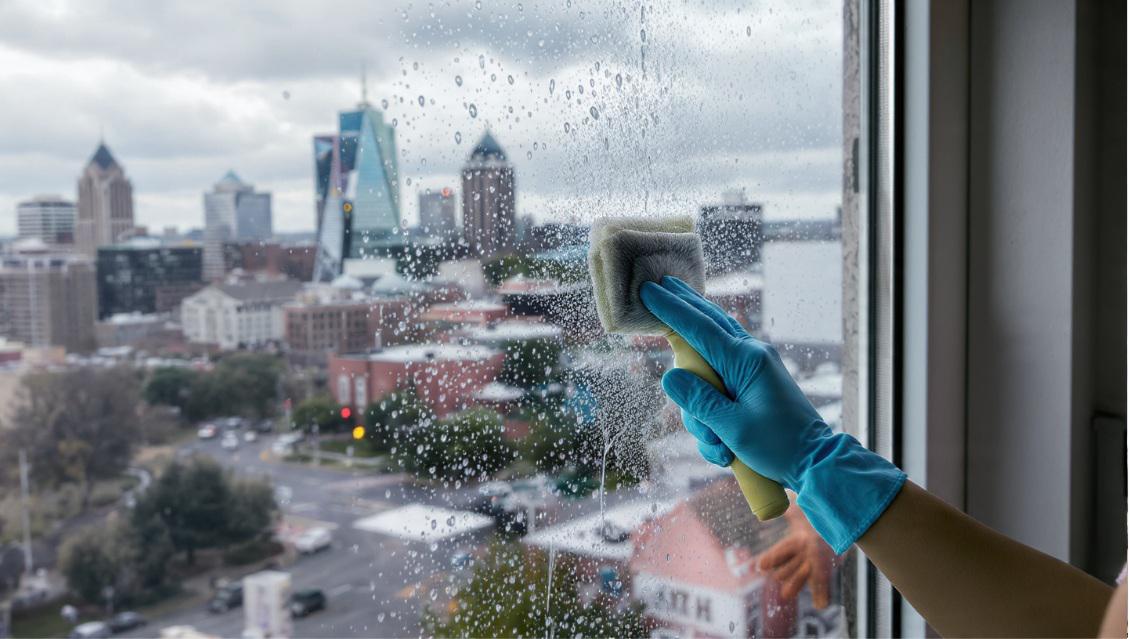 Window Residue from Humidity in Nashville | Window Hero