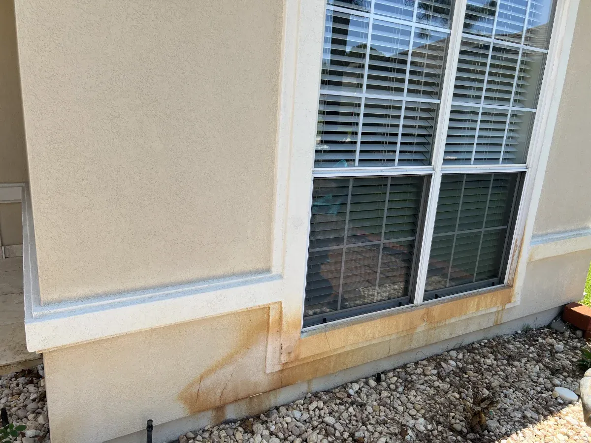 Dirty exterior Window